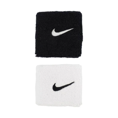 Nike SWOOSH CLASSIC WRISTBANDS 2PK BLACK/WHITE/BLACK potítka