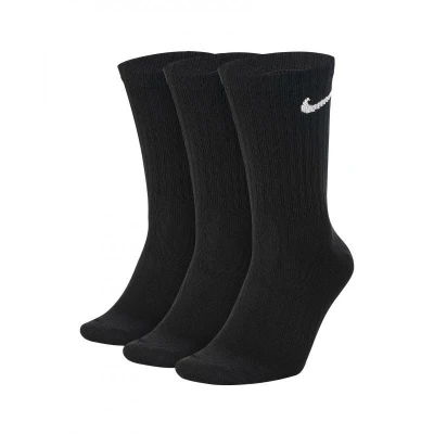 Nike U NK EVERYDAY LTWT CREW 3PR-Black ponožky