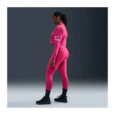 Nike W NP DF FLC CREW TT GRX RUSH PINK/PINK FOAM/WHITE dámská mikina