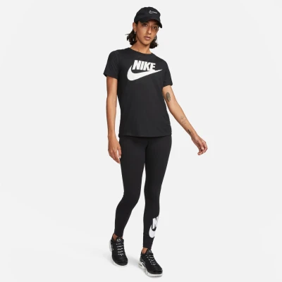Nike W NSW NK CLSC GX HR TIGHT FTRA BLACK/WHITE dámské legíny