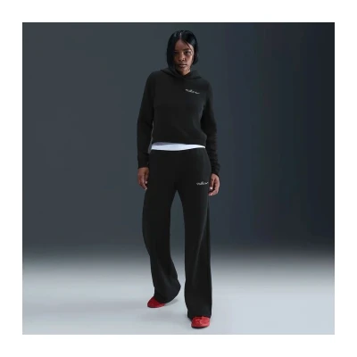 Nike W NSW PHNX FLC SHRUNKEN HOODIE BLACK dámská mikina