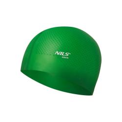 NILS Aqua Silikónová čiapka NQC Dots zelená