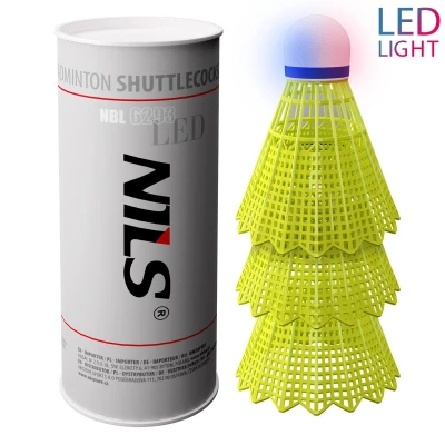NILS Badmintonové míčky NBL6293 s LED 3 ks NILS Badmintonové míčky NBL6293 s LED 3 ks