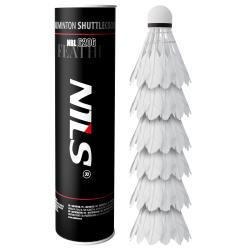 NILS Badmintonové míčky z peří NBL6206 6 ks