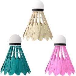 NILS Bedmintonové loptičky z peria NBL6216 multicolor 6 ks