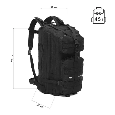 NILS Camp NC3902 Ranger černý 45L batoh
