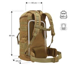 Nils Batoh Camp NC3903 Maverick hnedý 65L