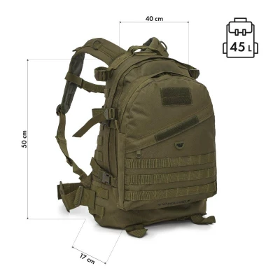 Nils NC3904 Vanguard zelený batoh 45L