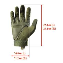 NILS CAMP Taktické rukavice NC1798 zelené
