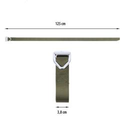 NILS CAMP Taktický opasek NC1728 zelený 125 cm