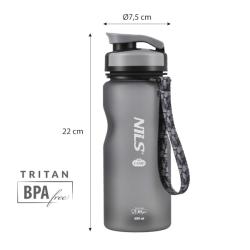 NILS Tritanová láhev na pití NC1740 600 ml černá