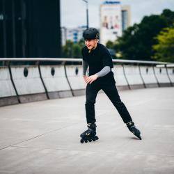 Nils NH382 Enzo béžové detské korčule 2v1