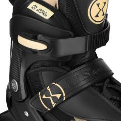 Nils NH382 Enzo béžové detské korčule 2v1