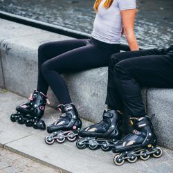 Nils NH382 Enzo růžové dětské brusle 2v1