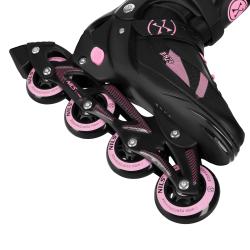 Nils NH382 Enzo růžové dětské brusle 2v1