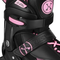 Nils NH382 Enzo růžové dětské brusle 2v1