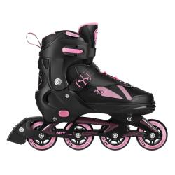 Nils NH382 Enzo růžové dětské brusle 2v1