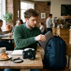 NILS Cestovní batoh na notebook NC4501 modrý