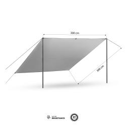 Nils Cestovná plachta / tarp Camp NC17107 zelená