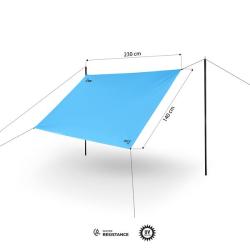 Nils Cestovní plachta / tarp Camp NC17111 modrá
