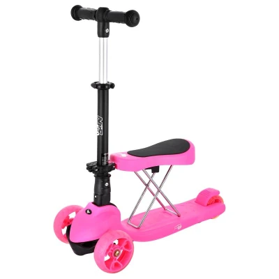 Nils Fun HLB12 2v1 růžová dětská koloběžka