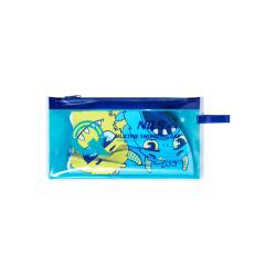 NILS Aqua Dětská silikonová čepice NQC Monster