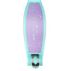 Nils Fun HLB1310 s LED fialová dětská tříkolová koloběžka