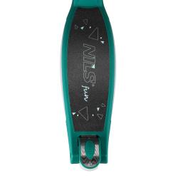 Nils Fun HLB1310 s LED zelená detská trojkolobežka