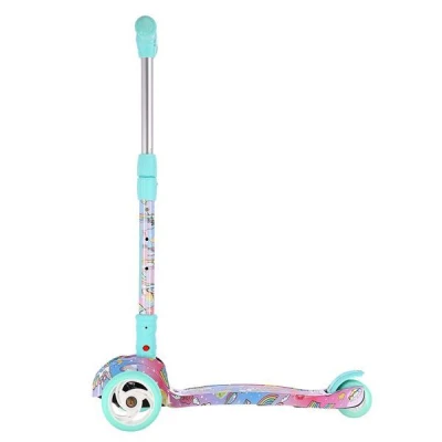 Nils Dětská tříkolová koloběžka Fun HLB15A mint s LED