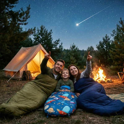 Nils NC3201 vesmír dětský spací pytel