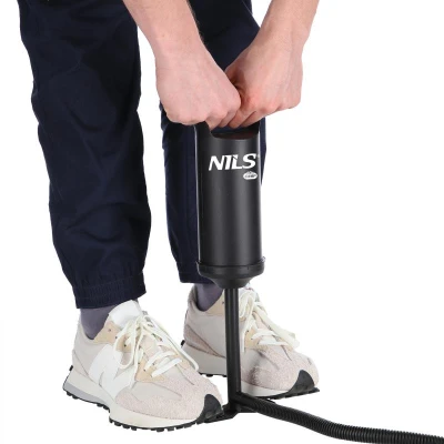NILS CAMP Dvojčinná ruční pumpa k matracím NC1790