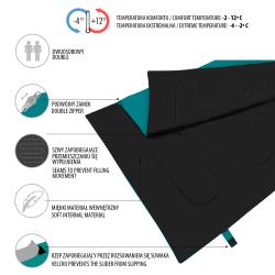 Nils Dvouosobový spací pytel NC2001 modrý