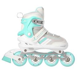 Nils NH18191 2v1 bílo-modré dětské brusle