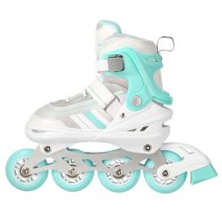 Nils NH18191 2v1 bílo-modré dětské brusle