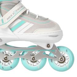 Nils NH18191 2v1 bílo-modré dětské brusle