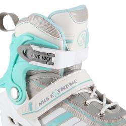 Nils NH18191 2v1 bílo-modré dětské brusle