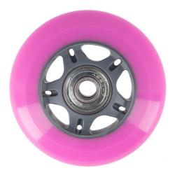 NILS PU kolečka s ložisky 72x24mm ABEC 7 růžové