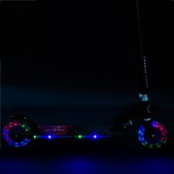 Nils HD025 LED fialová skládací koloběžka (VÝPRODEJ)