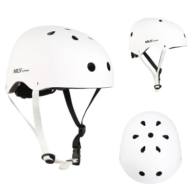 NILS Helma MTW001 bílá POUZE L(58-61 cm) (VÝPRODEJ)