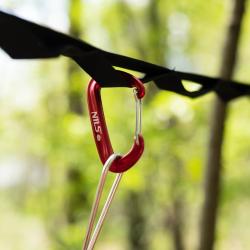 NILS CAMP Hliníková karabína NC1707 12kN červená