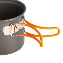 Nils CAMP Kempingová sada 2 hrnců s příborem NC1704