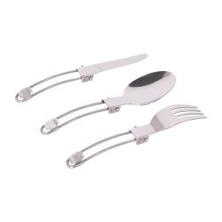 Nils CAMP Kempingová sada 2 hrnců s příborem NC1704