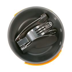 Nils CAMP Kempingová sada 2 hrnců s příborem NC1704