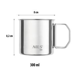 NILS CAMP Kempingová sada 4 hrnků NC1762