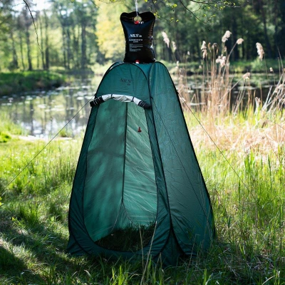Nils Camp NC1711 černá 20l kempingová solární sprcha