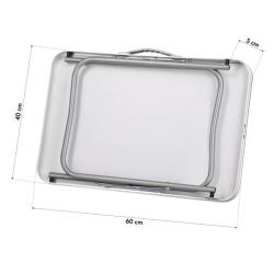 Nils Kempingový stůl Camp NC3401 60x40x50 cm tmavě šedý