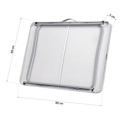 Nils Kempingový stůl Camp NC3401 80x60x70 cm tmavě šedý