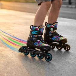 Nils NH10907 TINTY 4v1 zelené dětské kolečkové brusle