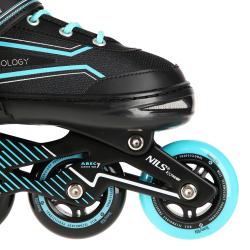 Nils NA1169 tyrkysové kolečkové brusle