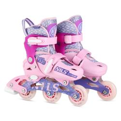 Nils Extreme NA13102 růžové dětské kolečkové brusle